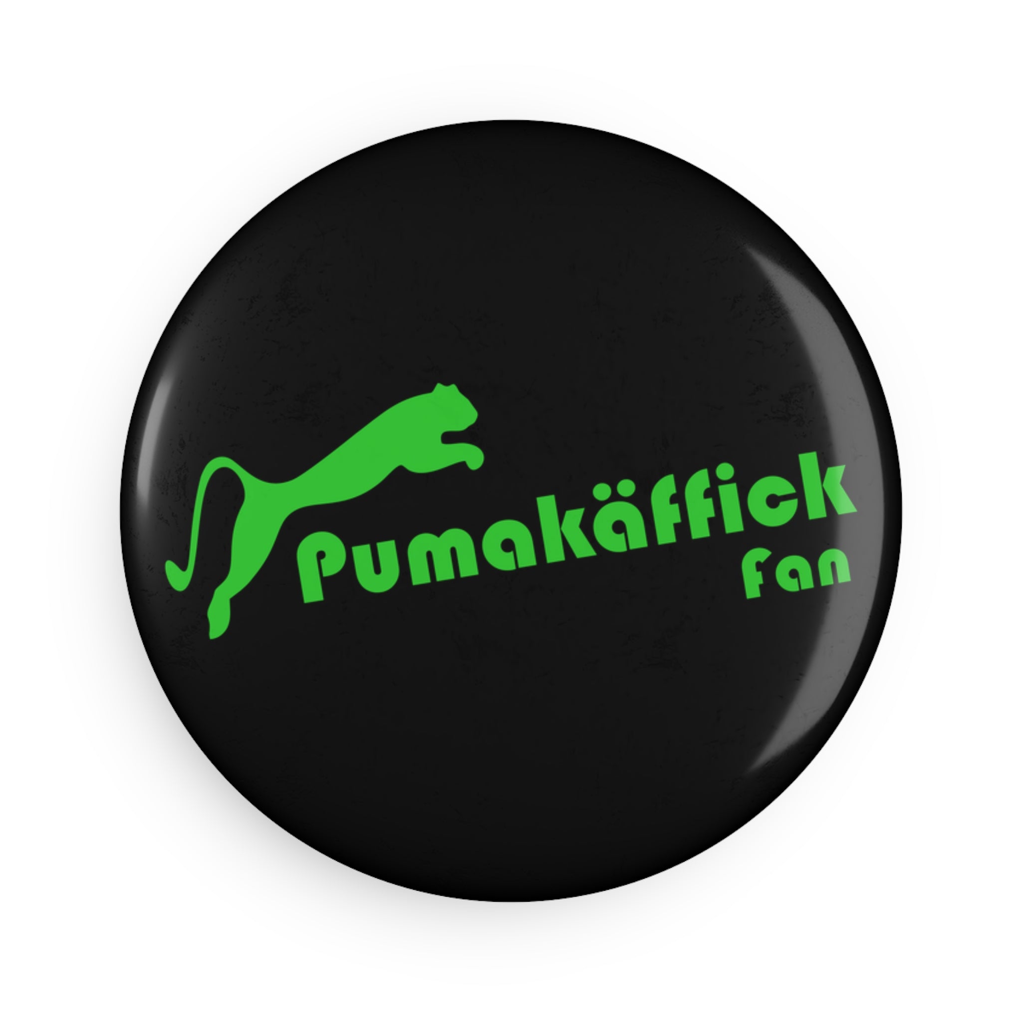 Pumakäffick Magnet rund